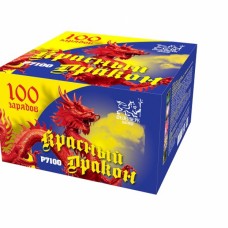 Фейерверк Красный дракон (0,8" дюйма х 100 залпов)
