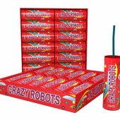 ПЕТАРДЫ ФИТИЛЬНЫЕ CRAZY ROBOTS (12 шт.)
